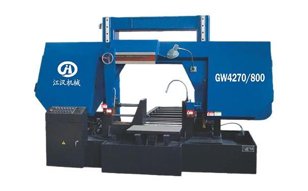 醴陵GW4270/800双柱龙门卧式带锯床